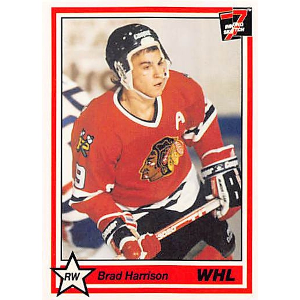 1990-91 7th Inning Sketch WHL #316 Brad Harrison