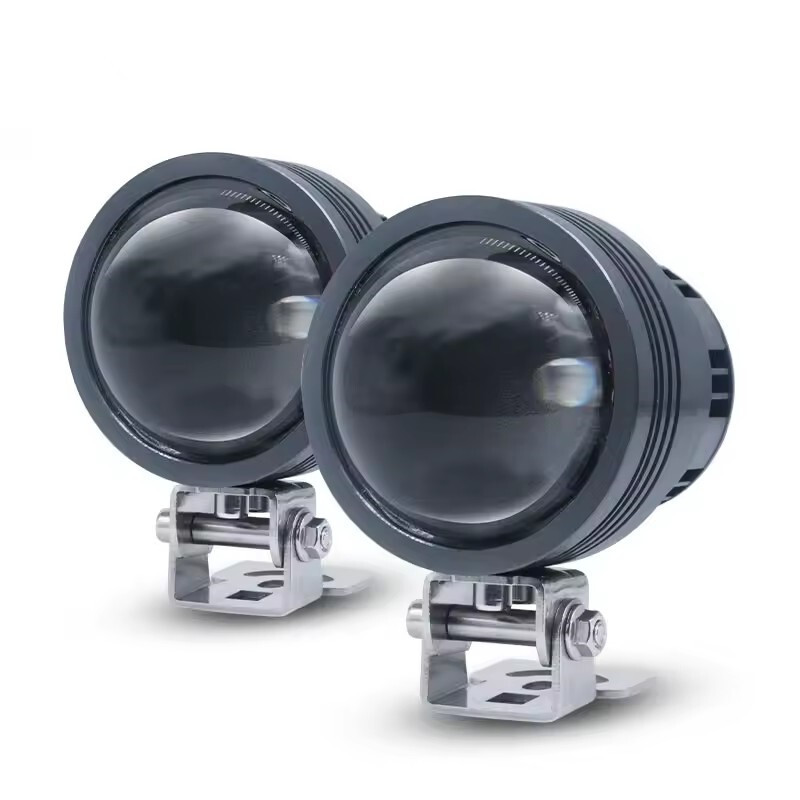 2Pcs Adjustable Strong Laser LED Driving Light For Car Motorcycle Fog Lamp Headl