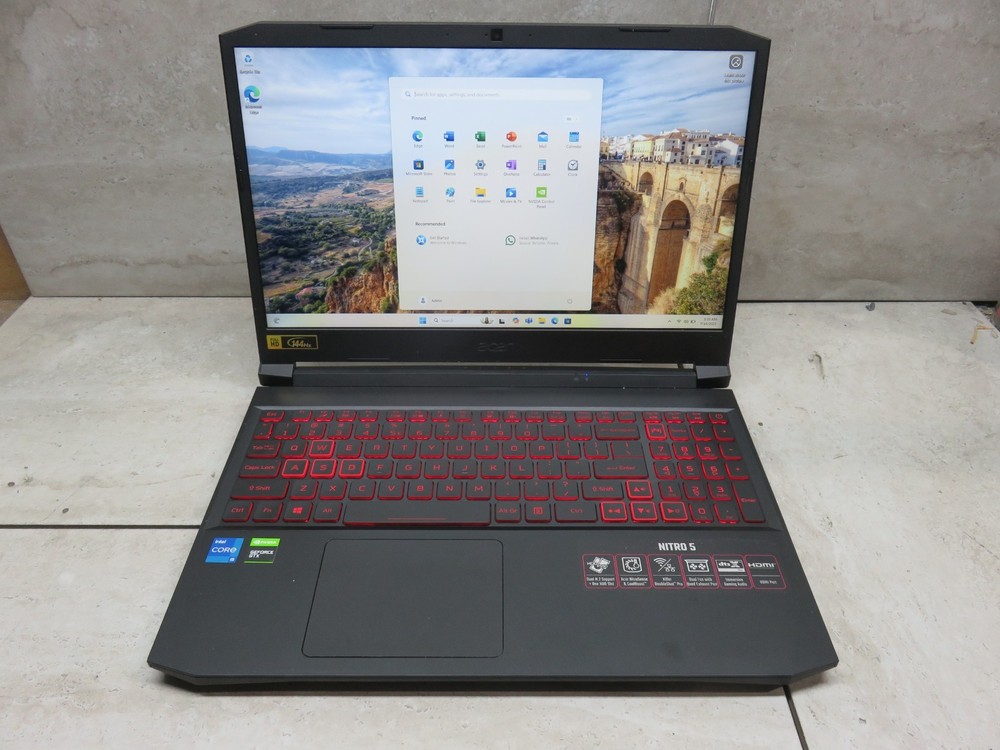 Acer Nitro 5 15.6 FHD 144Hz Gaming Laptop i5-11400H 32GB RAM 1TB SSD GTX 1650 Win 11 Pro-image