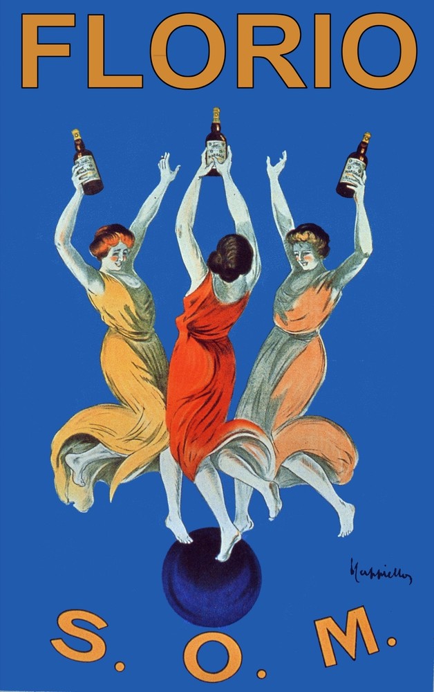 Florio S. O. M. Advertisement Decorative Poster. Home Graphic Art Design 3914