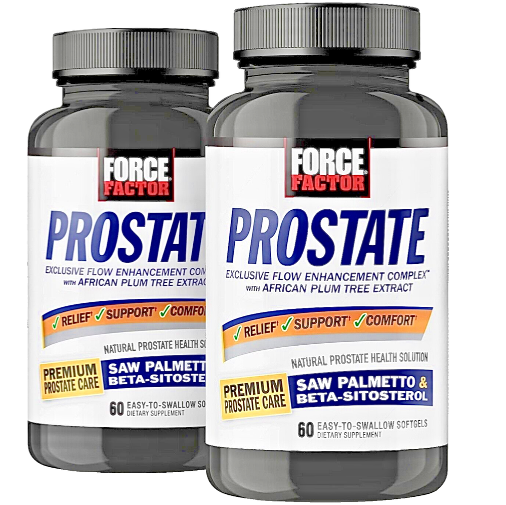 FORCE FACTOR PROSTATE - 120 CT (2PACKS) SEALED EXP 11/2027 FREE SHIPPING