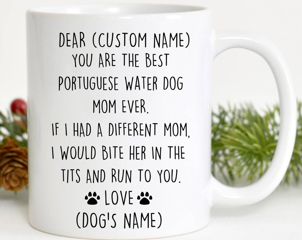 Portuguese Water Mom Birthday Gift Portie Mom Christmas Gift Portie Mom Valentin