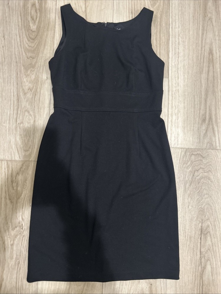 K Petite Women's Black Fitted Dress 8P