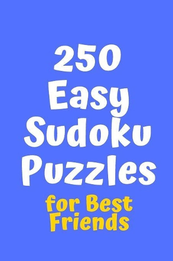 250 Easy Sudoku Puzzles for Best Friends by Central Puzzle Agency (English) Pape