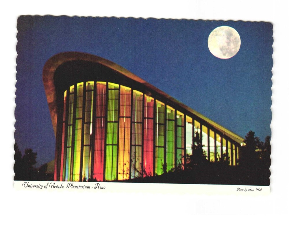 University of Nevada Planetarium Reno vintage postcard unposted
