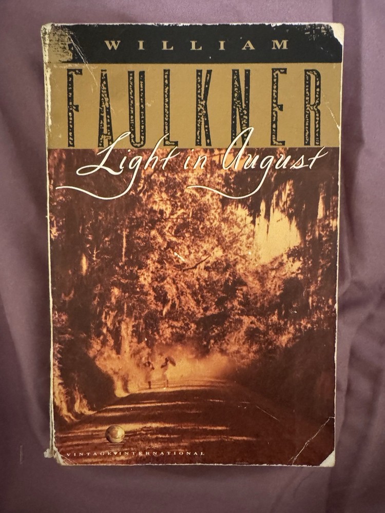 William Faulkner Light in August Vintage International Trade Paperback 1991