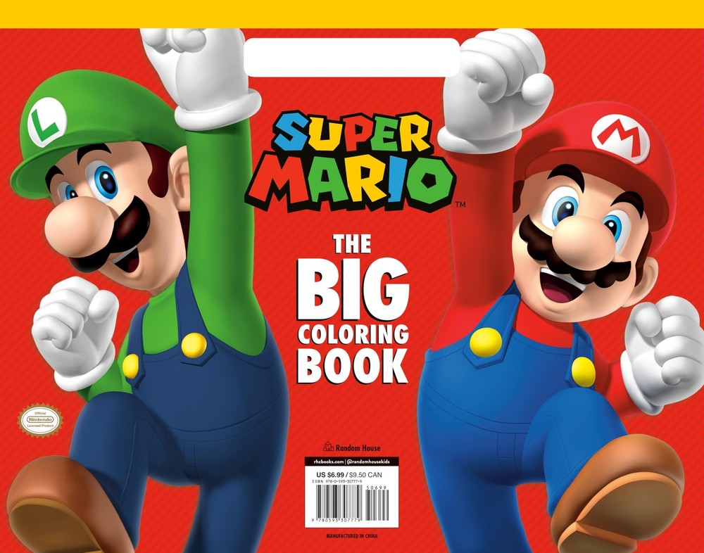 Super Mario: The Big Coloring Book (Nintendo®) Multicolor
