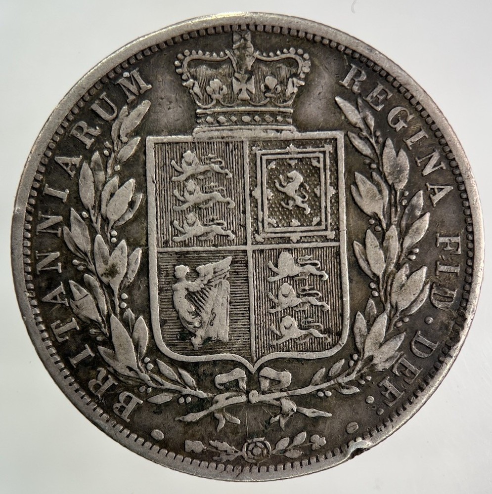 1884 Victoria Half-Crown Silver Coin | Very High Grade