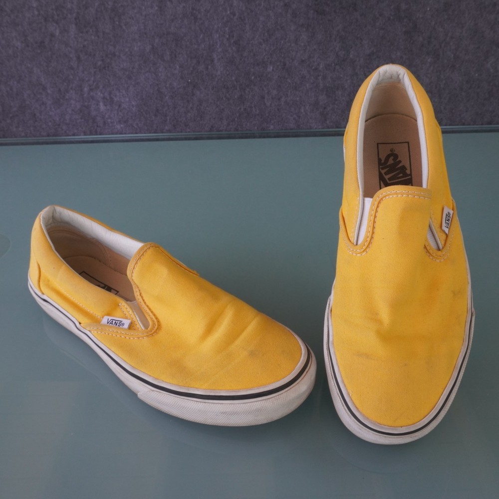 Vans Classic Slip-On Shoes | Golden Yellow | Men's US 6.5 / Women's US 8