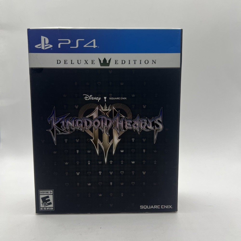 Kingdom Hearts III Deluxe Edition Sony PlayStation 4 PS4 No Game Or Hard Case