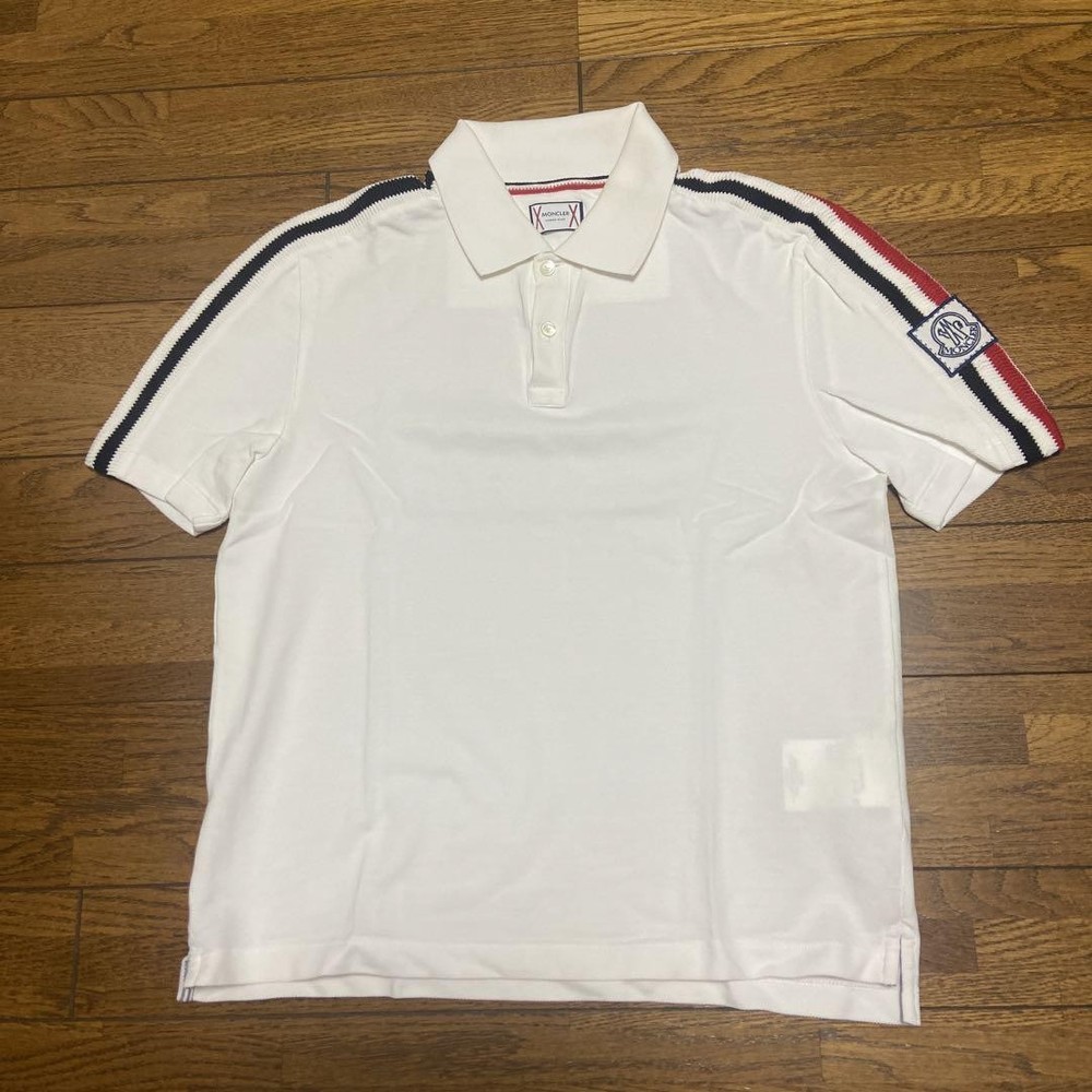 Moncler Gum Blue Polo Shirt for Men Stylish Casual Wear
