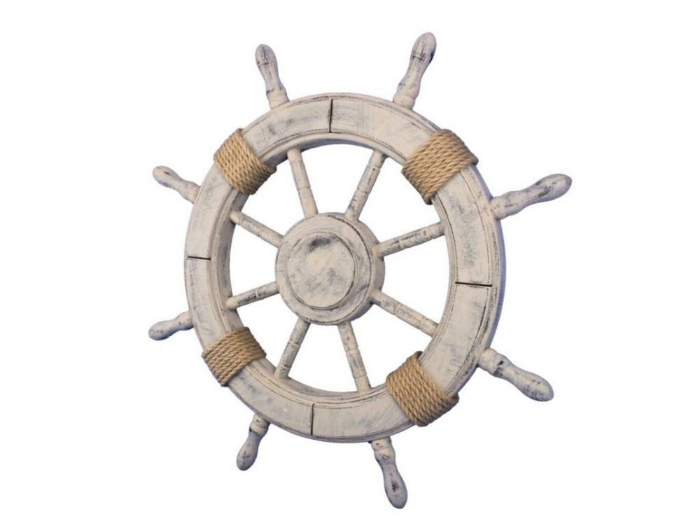 Rustic Decorative Ship Wheel 24