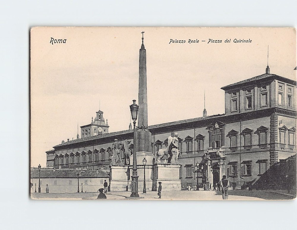 Postcard Palazzo Reale Piazza del Quirinale Rome Italy