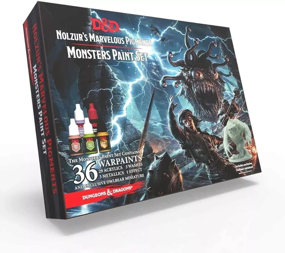 The Army Painter D&D Nolzur's Marvelous Monsters Paint Set for Model Miniatures