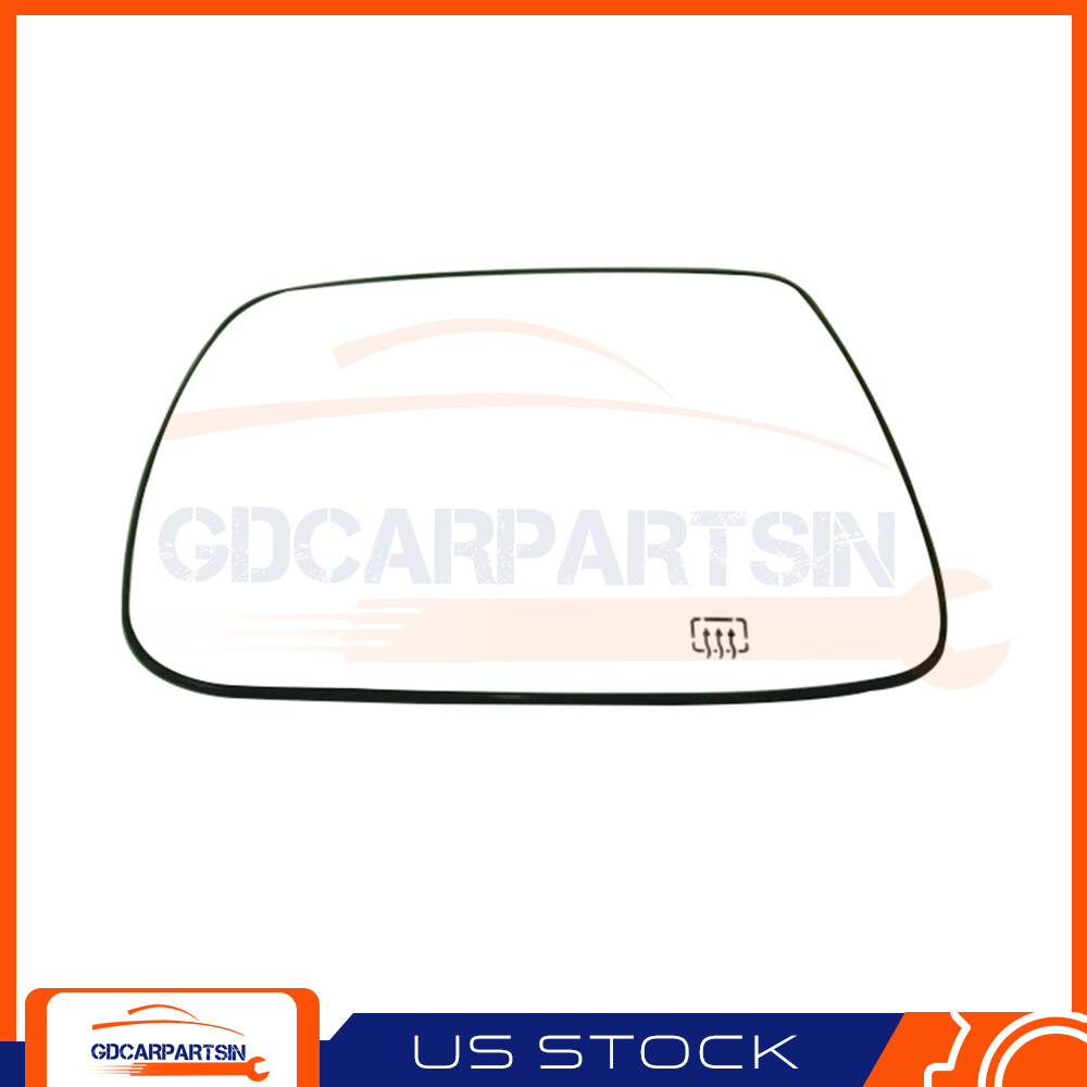Replacement Mirror Glass Heated Fits 2005-2010 JEEP GRAND CHEROKEE Left Side LH