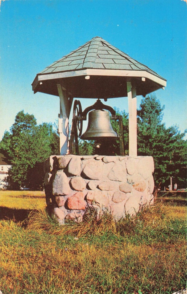 Memorial Bell - Sacandaga Bible Conference Grounds, Broadalbin New York Postcard