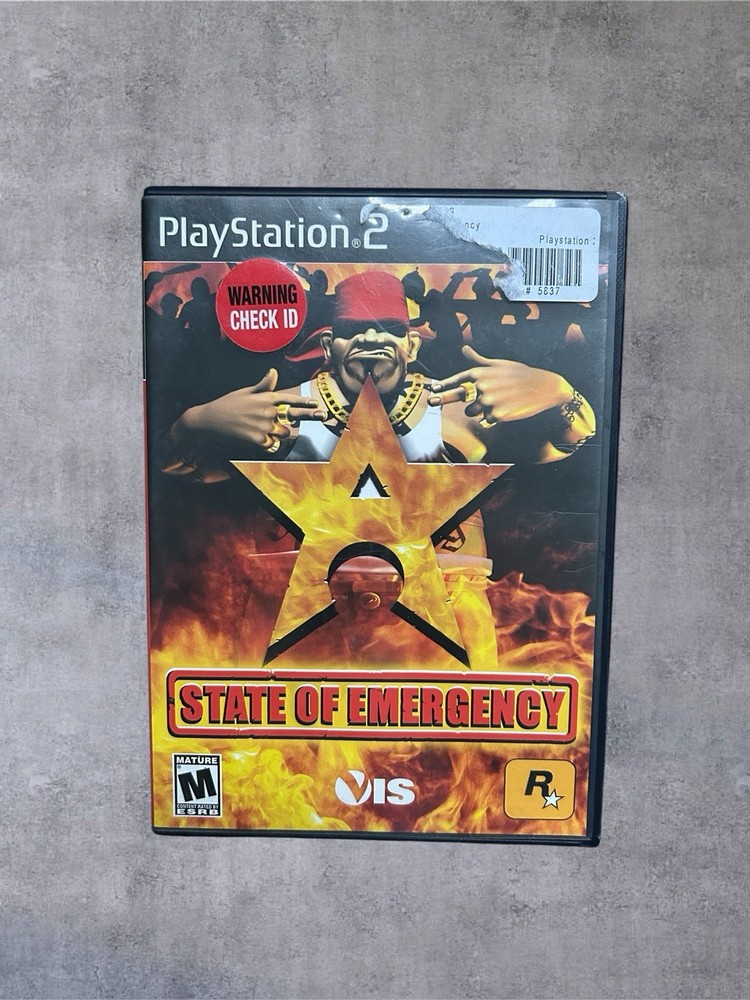 State of Emergency - Sony PlayStation 2 CIB w/ Manual PS2 Tested Works