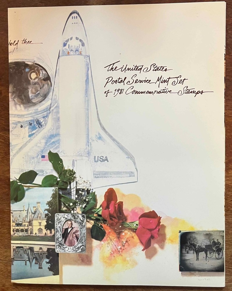 1981 Commemorative Mint Stamp Set with 6 Plate Blocks and #1927