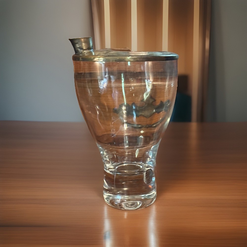 Vintage Glass Cocktail Martini Shaker
