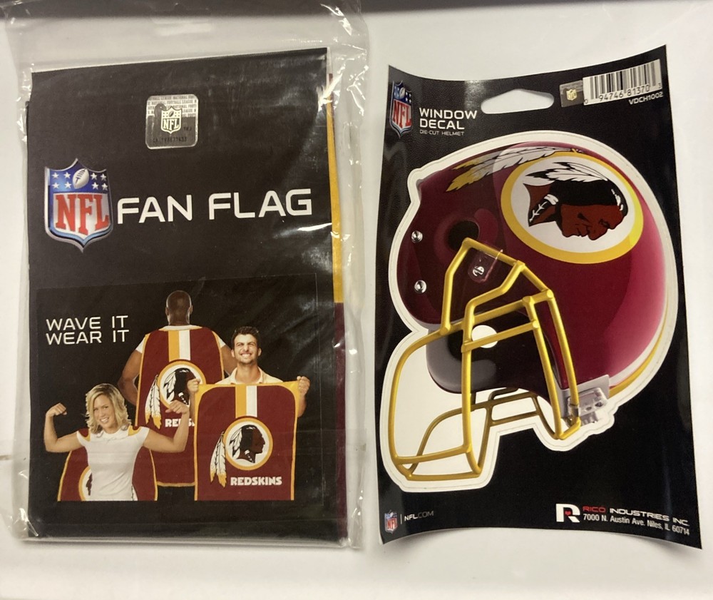 Washington Redskins NFL Die-cut Helmet Decal,  6x5.. New Plus Fan Flag