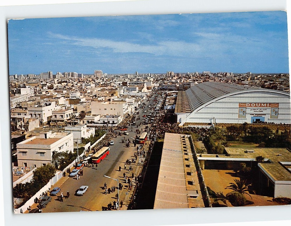 Postcard Panoramic View Casablanca Morocco