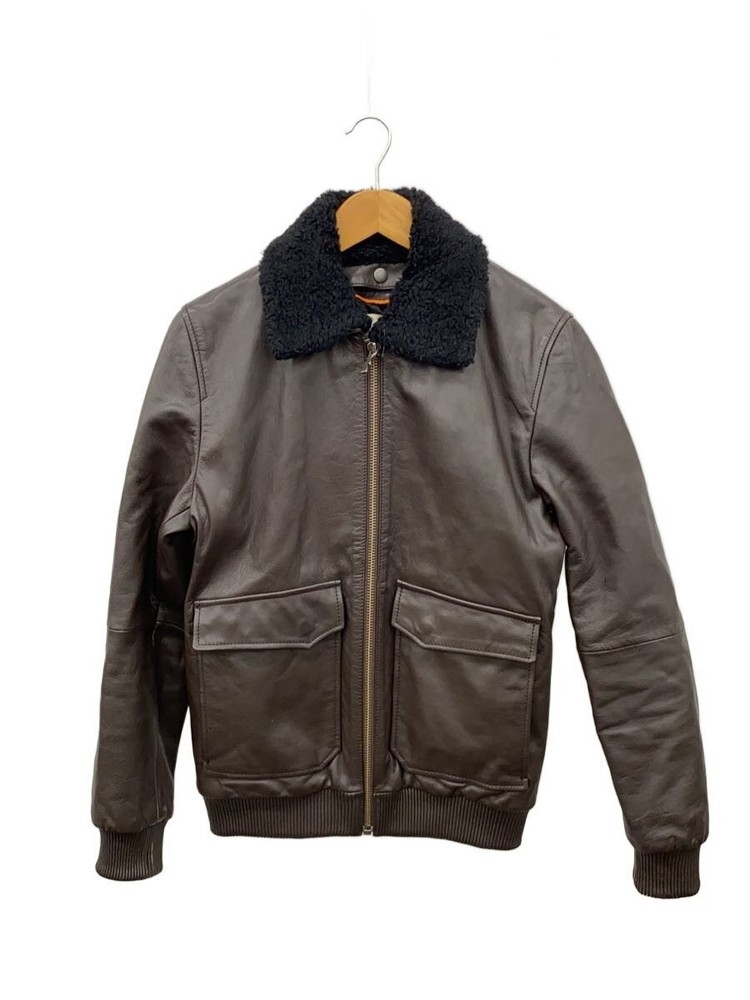 Nudie Jeans Leather Jacket Blouson/S/Leather/Brw/Plain/Se55628927701 3505