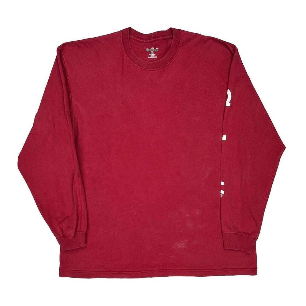 Carhartt Long Sleeve T-Shirt - XL Red Cotton