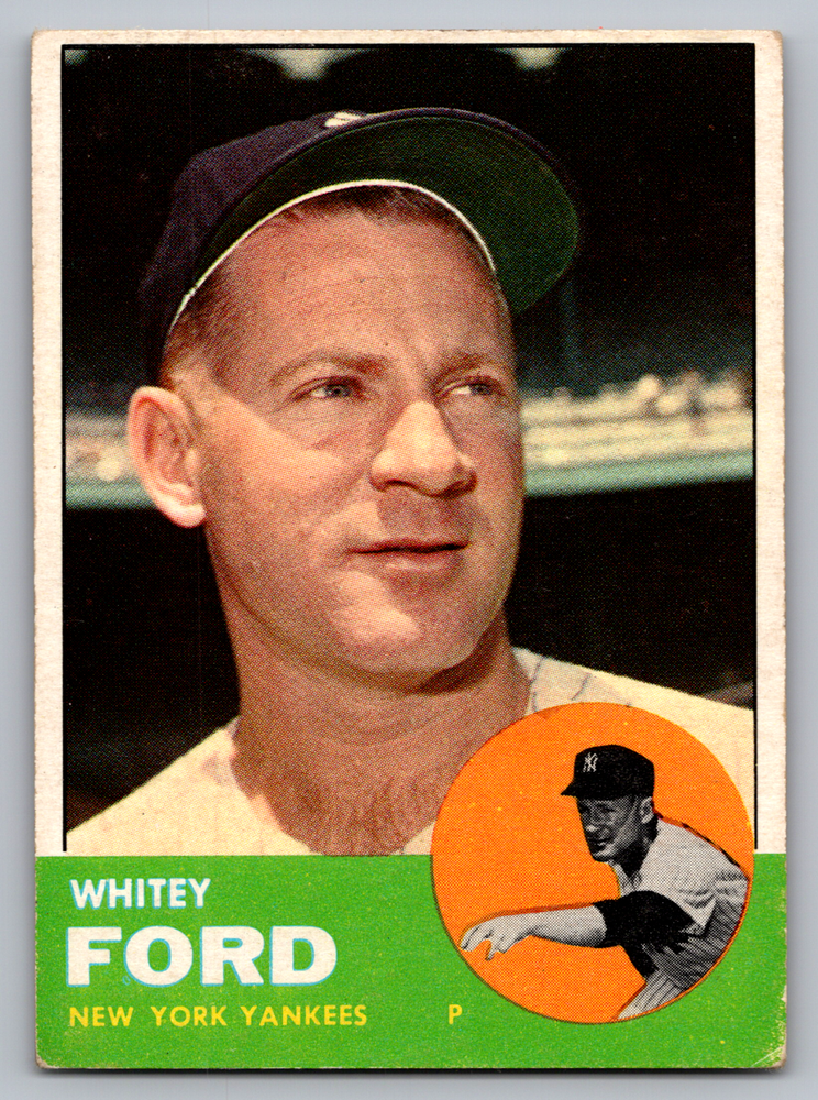 1963 TOPPS #446 WHITEY FORD YANKEES