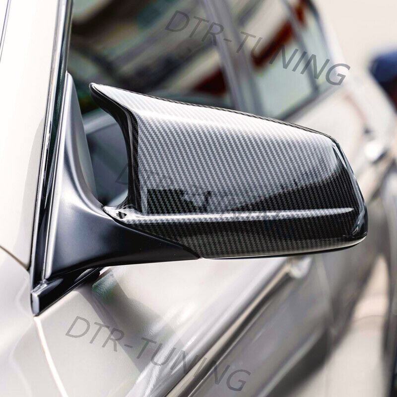 2x ABS Carbon Fiber Style M Mirror Covers For BMW F10 F11 5 Series Pre-LCI 11-13