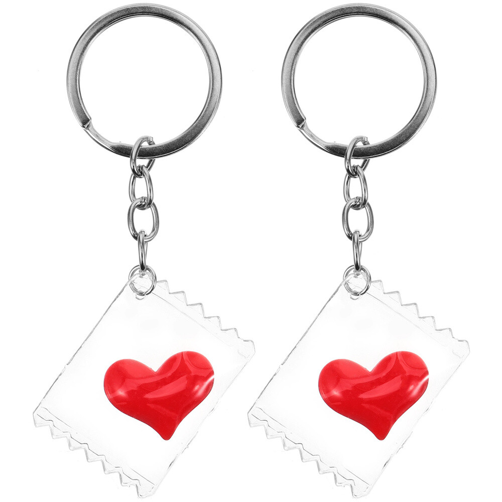 2 Pcs Christmas Goodie Bag Stuffers Resin Love Miss