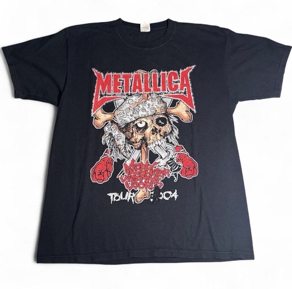 Vintage 2004 Metallica Madly In Anger With The World Tour Shirt XL