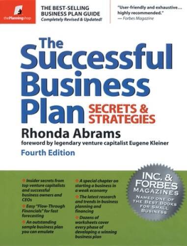 The Successful Business Plan: Secrets & Strategies - Paperback - GOOD