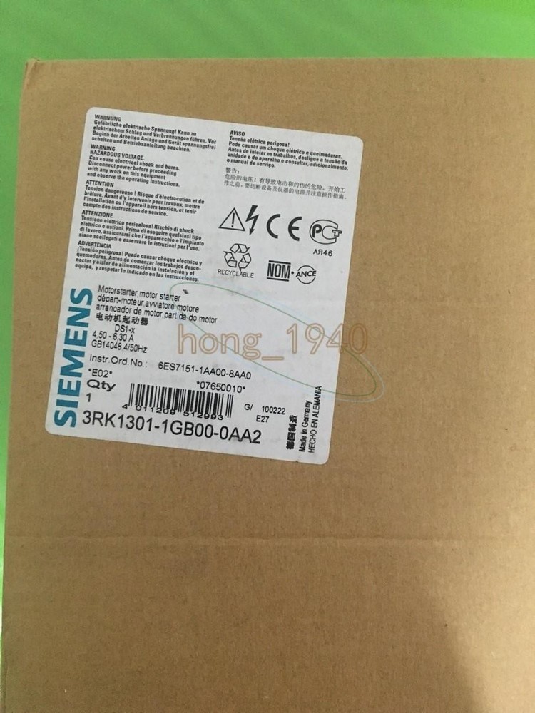 1PC SIEMENS Motor Starter 3RK1301-1GB00-0AA2 NEW