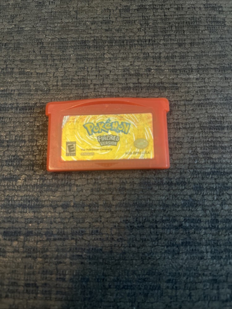 Pokemon: FireRed Version (Nintendo Game Boy Advance) GBA Authentic Save Tested
