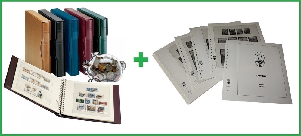 Lindner-510-01-1124V Namibia Printed Album T-Printed Pages 2001-2014
