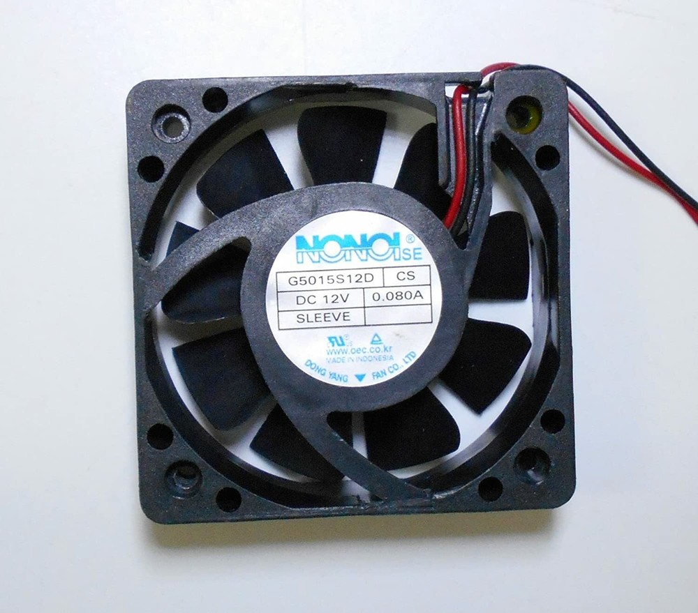 NONOISE G5015S12D CS DC 12V 0.080A 5CM 50*50*15MM silent cooling fan 2 pin *yt