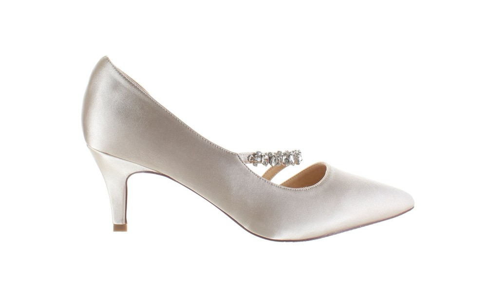 Erijunor Women's Tan D'Orsay Pumps Size 6.5 Comfortable Elegant Shoes