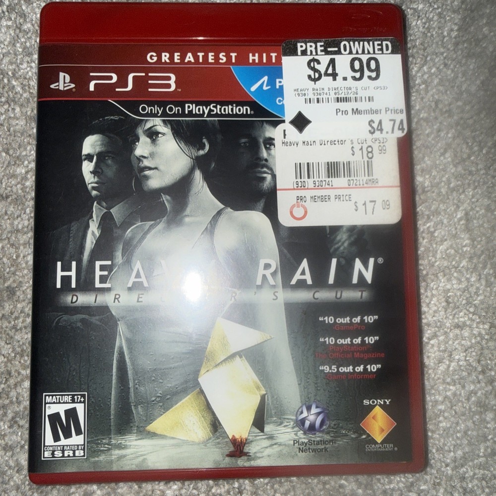 Heavy Rain - Director's Cut (Sony PlayStation 3, 2011)