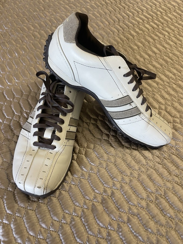 Skechers Men's size 13 leather lace up golf shoes.  Tan/Brown  excellent cond