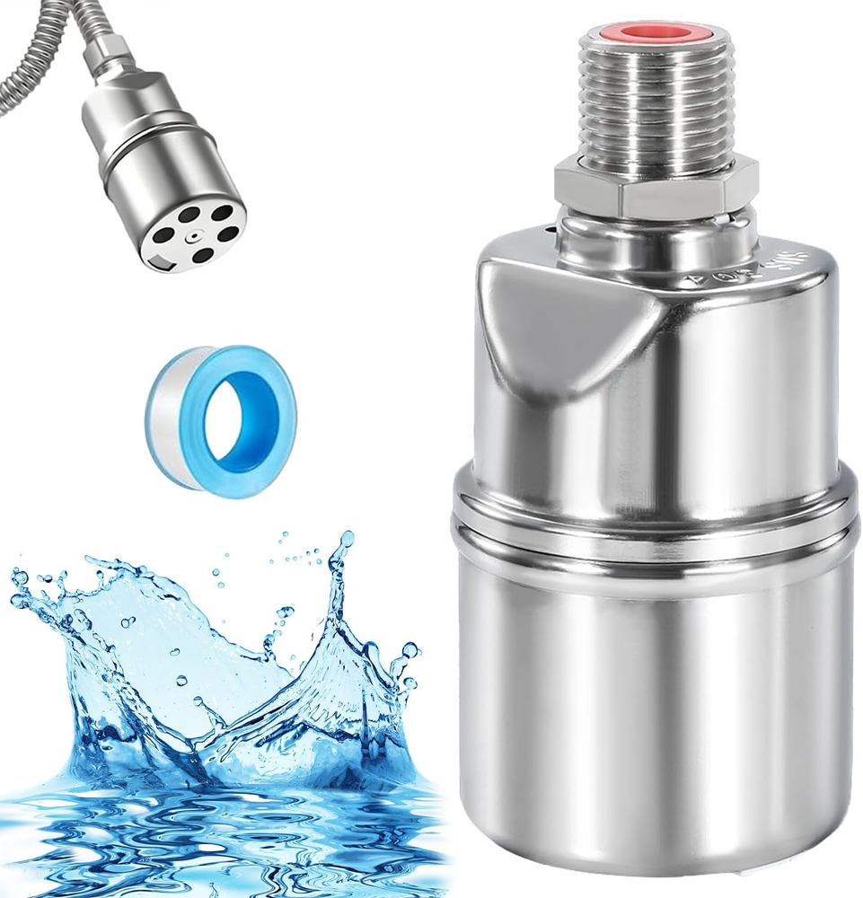 1/2'' Automatic Water Level Control Valve Auto Shut off Ball Mini Float Valve304
