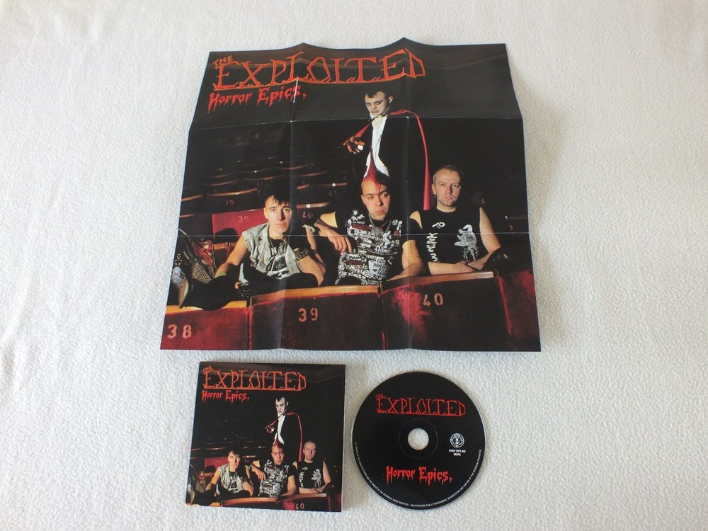 The Exploited - Horror Epics- 2004 UK CD Captain Oi! – AHOY DPX 605     EX NM