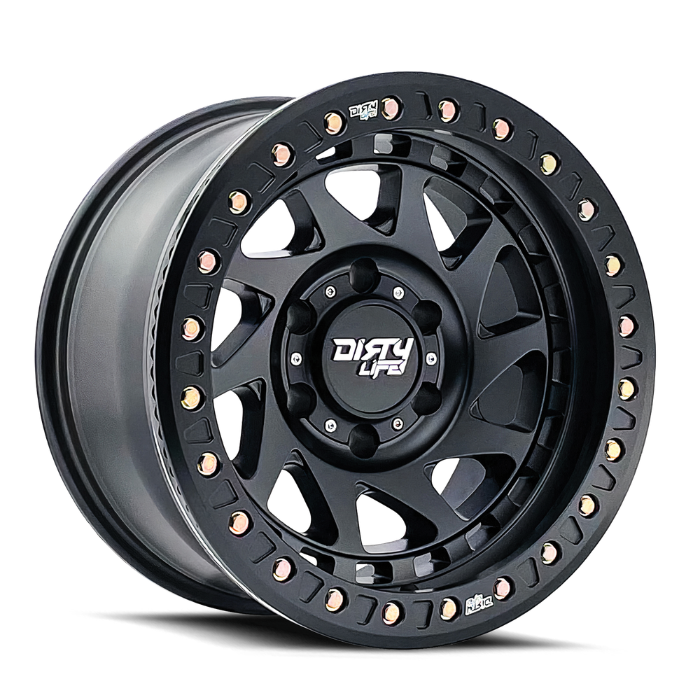 DIRTY LIFE ENIGMA RACE 9313 MATTE BLACK 17X9 5-127 -38MM 78.1MM