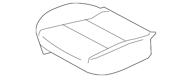 Genuine Nissan Cushion Cover 87370-5R08B