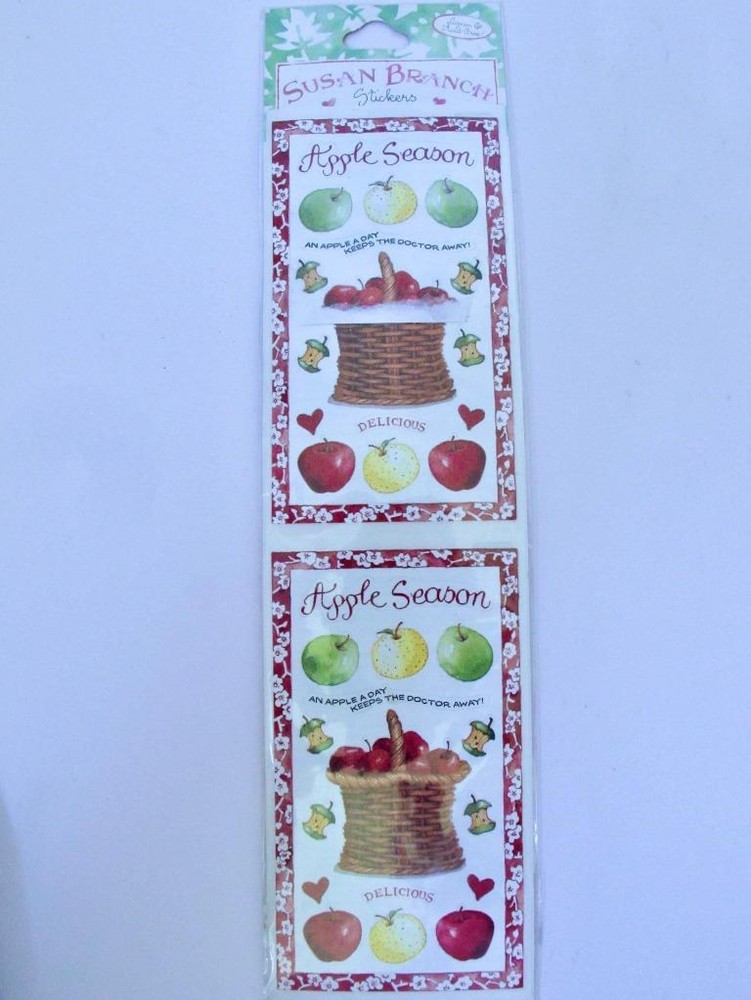 NIP Susan Branch Harvest Stickers Apple Season Lignan & Acid Free Scrapbooking-image
