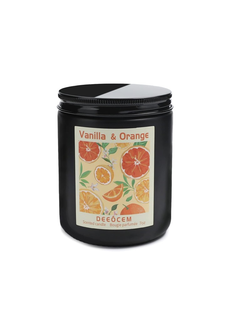 Scented Candles for Men | 40 Hour Burn Time | Vanilla & Orange Scented Soy Ca...