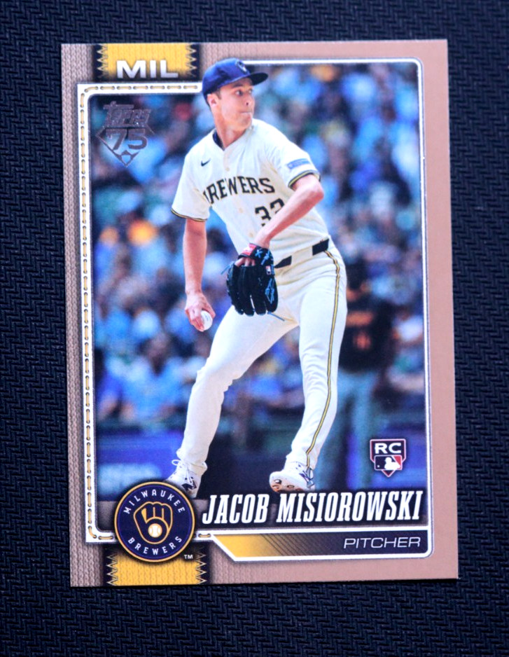 2026 Topps Baseball - Jacob Misiorowski - Gold /2026 - Brewers - Rookie