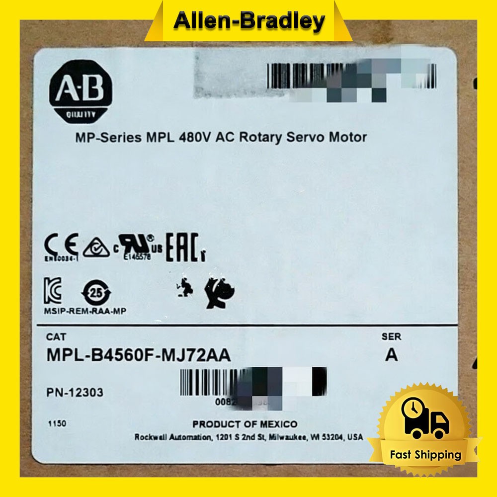 New Genuine New In Box AB MPL-B4560F-MJ72AA Servo Motor Free Shipping