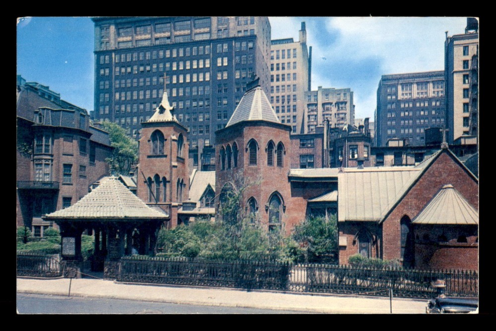 Little Church Around The Corner, Transfiguration, New York City, NY Postcard