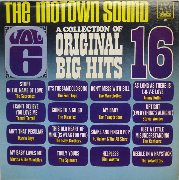 Various - The Motown Sound: A Collection Of 16 Original Big Hits Vol. 6