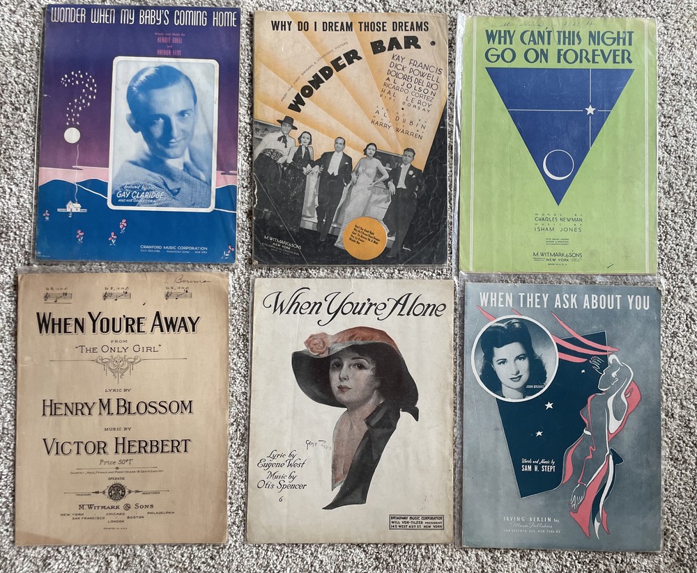 Antique and Vintage Sheet Music - Lot 13